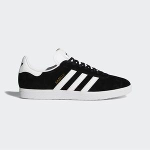 Adidas black and white gazelle